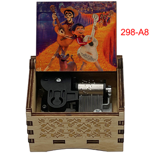 Boîte à musique en bois à remonter « <span class=keywords><strong>Souviens</strong></span>-toi de <span class=keywords><strong>moi</strong></span> » – Souvenir spécial du film populaire Coco – Cadeaux pour amis et festivals - Product Image 2