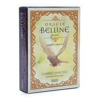 Jeu de Tarot de Divination Français, Cartes Oracle d'Affirmation Éco-Responsables, Deck de Marseille en Papier avec Guide pour la Vente