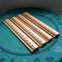MALADA Supports de Mahjong en Bois de Hêtre Faits à la Main, Supports Magnétiques en Bois Festonné pour Tuiles de Mahjong, 20 Pouces