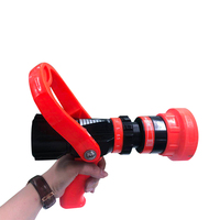 Lance d'incendie portable en alliage d'aluminium avec modes de pulvérisation réglables pour utilisation d'urgence
