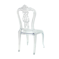 Offre Spéciale solide mariage événement fête en plastique Transparent empilable acrylique cristal résine clair Chiavari chaise
