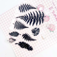 Timbres en silicone transparents personnalisés de la série allemande rétro avec des motifs de lettres et de chiffres pour la création de cartes, la décoration et le scrapbooking