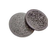 Étiquette de Table RFID étanche pour restaurant Code QR époxy/PVC/acrylique étiquette de Menu RFID 13.56MHz