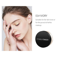 OCHEAL Ouchanya Poudre Libre Effet Ciel Étoilé, Contrôle du Sébum, Légère, Longue Tenue, Poudre Compacte Air-Touch, Fini Mat, Pour Tous Types de Peau