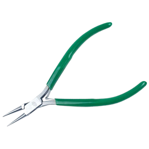 Plier 5" chain nose heavy with v - spring s/s jewellery tools - Product Image 1