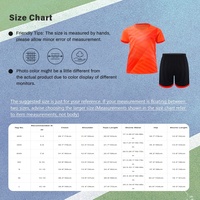 Ensemble de maillots de football pour garçons de 3 à 16 ans, uniforme de football, manches courtes, col en V, kit d'entraînement, shorts noirs, tenue de sport à séchage rapide