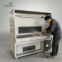 Nuevo Colector de Polvo de Sobremesa de Alta Eficiencia, Mesa de Pulido de Acero al Carbono con Extracción Descendente para Soldadura y Pulido