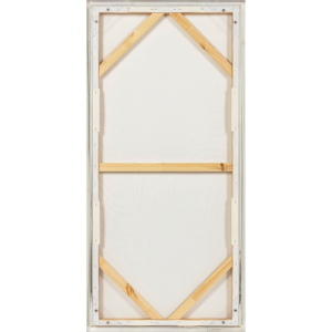 Arte minimalista de pared en lienzo con patrón de líneas onduladas y detalles salpicados para decoración moderna colgante para sala de estar - Product Image 5