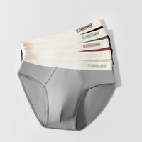 Boxers imprimés pour hommes, prêts à être expédiés, en Spandex/Coton, respirants, écologiques, impression par transfert thermique, ceinture élastique, gris