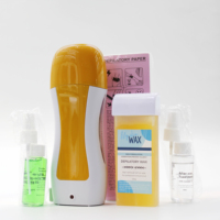 Kit d'accessoires d'épilation pour femmes Roll-On Waxjet cartouche chauffante Machine à rouleau de cire dépilatoire ciblée pour les mains et les pieds