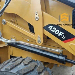 Excavatrice sur chenilles CAT 420F, machine hydraulique Caterpillar, vente en promotion pour la préparation des sites et l'aménagement paysager - Product Image 6