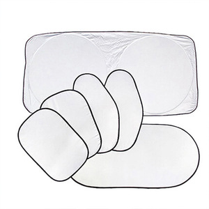 Car Sunshade Set 6-Piece Front Rear Windshield Side <b>Window</b> Foldable Cloth Protection For Cars - Product Image 5