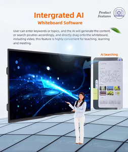 Hiseeview HT-86D Smart Interactive 4K LCD Whiteboard Infrared 20-Point Touch 48MP <b>Camera</b> Smart Magnetic Pens Android OS 1 Year - Product Image 5