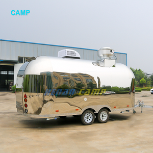 Remorque alimentaire CAMP 5m, camion-restaurant entièrement équipé, chariot à café et à nourriture, bar extérieur - Product Image 6
