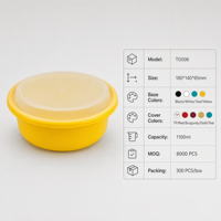 Services d'emballage personnalisés ZMH pour la restauration : Impression UV de logo sur PP jetable 39oz, support OEM/ODM professionnel