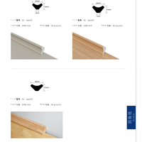 Fabricant directement amélioration de l'habitat étanche escalier skiriting scotia pour la maison et le commerce