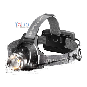 Potente faro <span class=keywords><strong>LED</strong></span> recargable telescópico Zoomable faro exterior impermeable trabajo cabeza lámpara alto lumen cabeza antorcha - Product Image 1