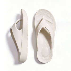 Semelles orthopédiques pour pieds plats <span class=keywords><strong>avec</strong></span> soutien de la voûte plantaire, confort en matériau EVA, unisexe, chaussures de plage d'été - Blanc - Product Image 4