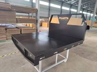 Plateaux de camionnette en aluminium d'occasion personnalisés, accessoires pour camionnettes