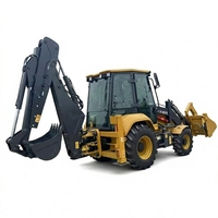 Mini Backhoe Loader XC8-S2570 Berkualitas Tinggi, Wheel Loader dengan Kapasitas Bucket 1.0m untuk Konstruksi dan Penanganan Material