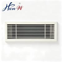 Grille d'aération en aluminium à simple déflection avec lame réglable pour système CVC, pour montage mural ou au plafond, pour l'admission et la sortie d'air