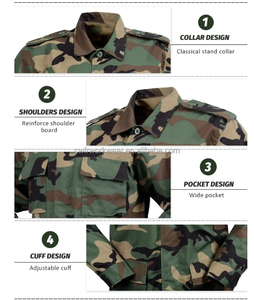 Özelleştirilmiş FR güvenlik kamuflaj ceket ve pantolon tulum takım yangına dayanıklı taktik giysi üniforma - Product Image 4
