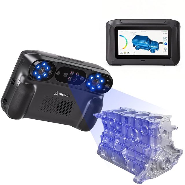 Creality 3D Scanner Sermoon P1 Wireless All-in-one Single Blue Laser Scanning Device for Precision Modeling