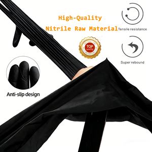 100 adet 5Mil 9 inç XS lateks toz ücretsiz tek kullanımlık nitril eldiven çocuk öğrenciler oğlu veya kızı için - Product Image 3