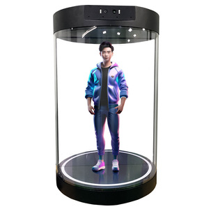 Hot-bán 75-inch hình trụ ba chiều hiển thị tủ 360 độ xoay phát lại cho giáo dục và điều trị y tế - Product Image 5