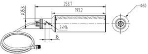 เครื่องวิเคราะห์คุณภาพน้ำ PMI800-SS สำหรับอุตสาหกรรม แบบพกพา ทำความสะอาดอัตโนมัติ บำรุงรักษาง่าย ตรวจวัดค่าของแข็งลอยในน้ำ  ระดับการป้องกัน IP68 - Product Image 2