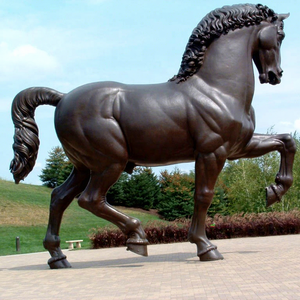 Scultura di cavalli in metallo scultura su misura di <span class=keywords><strong>Leonardo</strong></span> <span class=keywords><strong>da</strong></span> <span class=keywords><strong>Vinci</strong></span> - Product Image 1