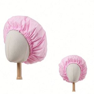 Bonnet de Douche Réutilisable Grande Taille Imperméable avec Bande Élastique Lavable pour Cheveux Longs et Tresses – Cadeau Promotionnel - Product Image 1