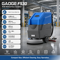 Gaoge F530 Machine à laver les sols sous vide Super Clean Walk-Behind Floor Scrubber with Battery Epoxy PVC Marble Hand Push