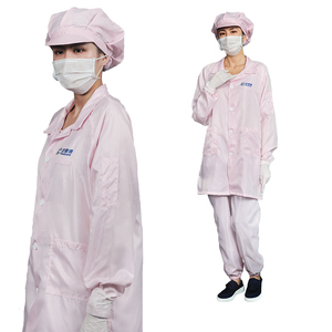 5 شبكة البوليستر القطن labcoat <span class=keywords><strong>ESD</strong></span> ملابس السلامة غرف الأبحاث معطف الاستاتيكيه الأبيض <span class=keywords><strong>ESD</strong></span> سموك الاستاتيكيه - Product Image 5