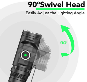 Công suất cao túi đèn pin 18350 ngoài trời cắm trại EDC từ đèn Pin ngọn đuốc cho ngoài trời, đi bộ đường dài, khẩn cấp - Product Image 3