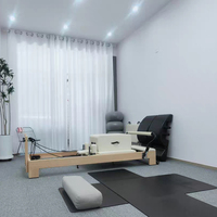 SVD-B01 Boîte de Pilates en cuir imperméable, bloc de fitness portable pour la maison et la salle de sport