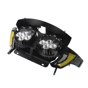 Faro Delantero Estilo Road Glide Road Shark para Motocicleta 23.5-2026 con Soporte, Listo para Instalar - Product Image 4