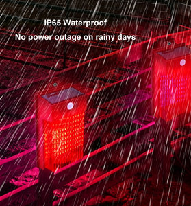 <b>Solar</b> Alarm <b>Light</b> 200LM Outdoor <b>Motion</b> <b>Sensor</b> <b>Security</b> Lamp 48 LED IP65 Waterproof Infrared Warning Wall <b>Light</b> for Garden Yard - Product Image 5