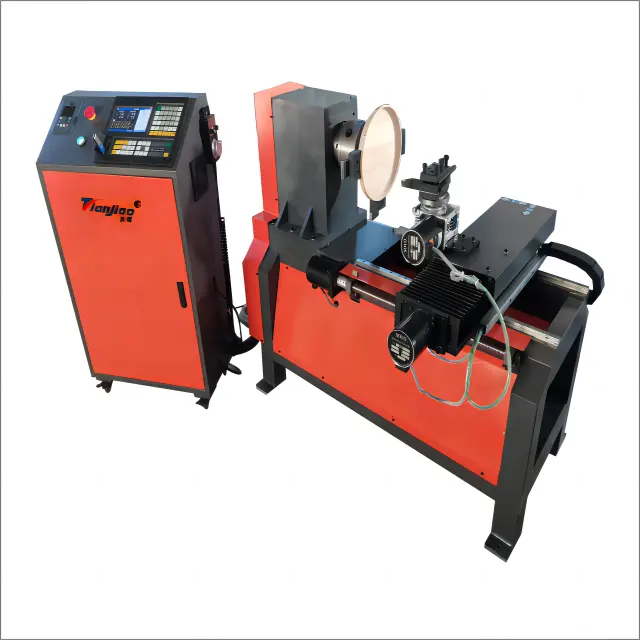 Home TJ-350 New large diameter fruit plate CNC woodworking lathe for sale