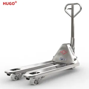 Tùy chỉnh thép không gỉ của nhãn hiệu thủy lực Pallet jack tay Xe tải Pallet