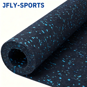 Rollos de Suelo de Goma de Gran Formato, Instalación sin Costuras, Alfombrilla Antideslizante con Absorción de Impactos para Gimnasio y Garaje - Product Image 1