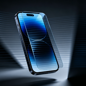 <span class=keywords><strong>Protection</strong></span> d'écran transparente anti-rayures et sans bulles de haute qualité 0,33 mm pour <span class=keywords><strong>iPhone</strong></span> 13 14 15 16 17 Plus Pro Max en verre trempé transparent - Product Image 1
