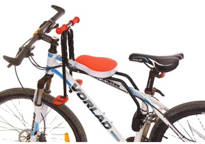 Porte bébé à dégagement rapide, siège de vélo électrique avec selle avant de sécurité pour enfants - Product Image 3