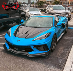 Capot en fibre de carbone pour Chevrolet <span class=keywords><strong>Corvette</strong></span> C8 ST Style accessoires de voiture capot moteur en carbone - Product Image 3