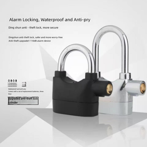 Candado de Alarma Antirrobo a Prueba de Agua de 110dB, Candado de Seguridad para Bicicletas y Motocicletas, Incluye 3 Llaves - Product Image 6