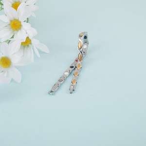 सुमोना मोइससानाइट अच्छे गहने सेट चुंबकीय ब्रेसलेट और फैशन कोण सुरुचिपूर्ण चूड़ियां और कंगन - Product Image 5