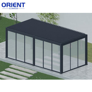 3x3 3x4 <span class=keywords><strong>4x3</strong></span> 4x4 4x5 4x5 4x6 6x3 6x4 6x5 6x6m Jardín moderno Exterior Aluminio Persiana Pérgola Pabellón Gazebo Pérgola pérgola Pergula - Product Image 3