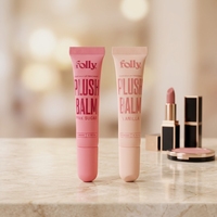 Tube souple en PE pour baume à lèvres 10g, étiquette privée OEM, impression personnalisée, emballage cosmétique pour soins des lèvres