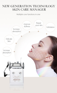 Producto Nuevo, Máquina de Dermoabrasión Facial 9 en 1, Máquina de Cuidado Facial con Hidrógeno y Oxígeno con Corriente - Product Image 5