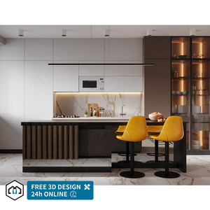 Meubles de cuisine modernes professionnels avec évier, finition stratifiée écologique et imperméable, <span class=keywords><strong>prix</strong></span> usine, personnalisation George Group - Product Image 5